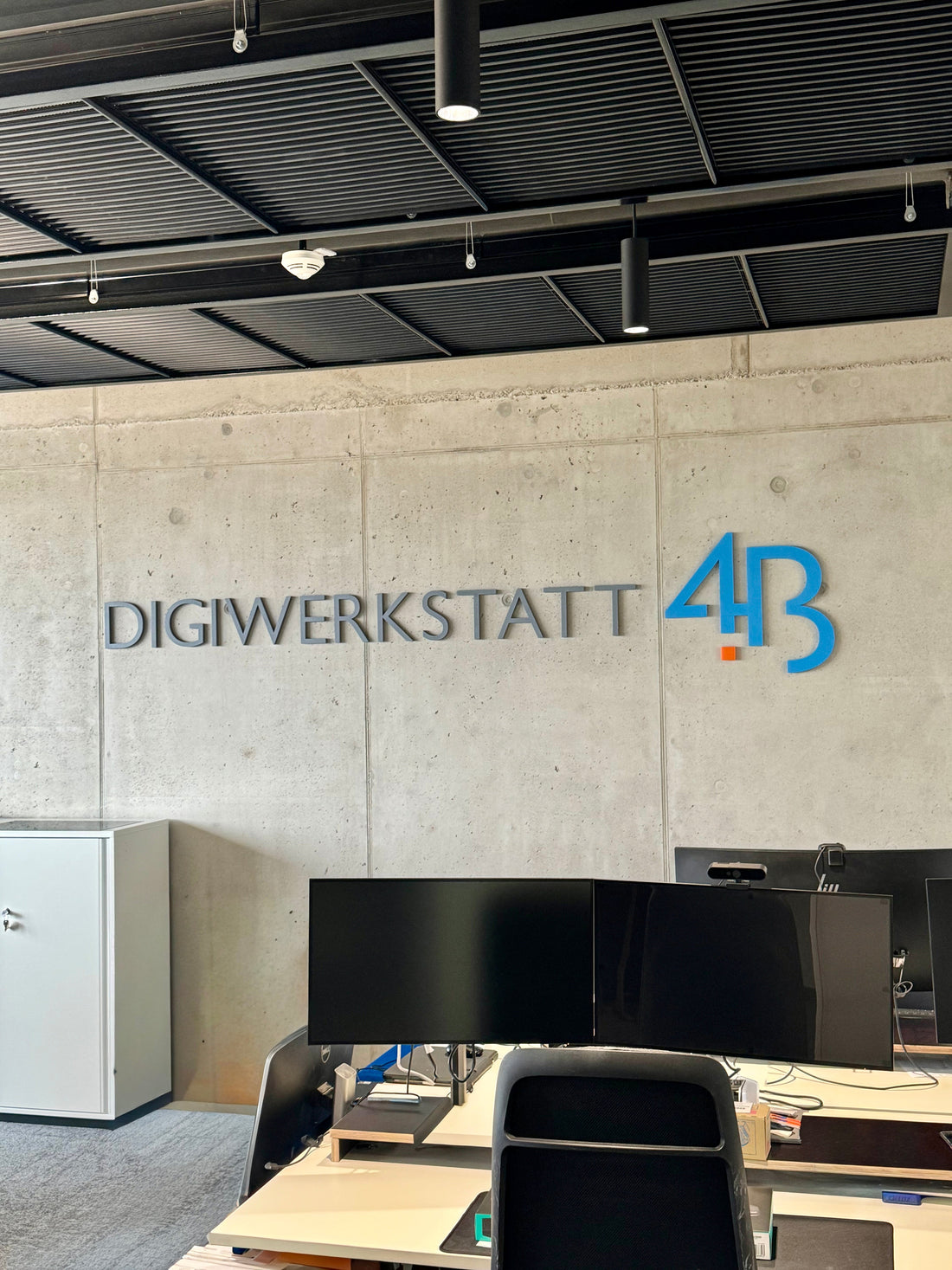 Wandlogos aus dem 3D Druck